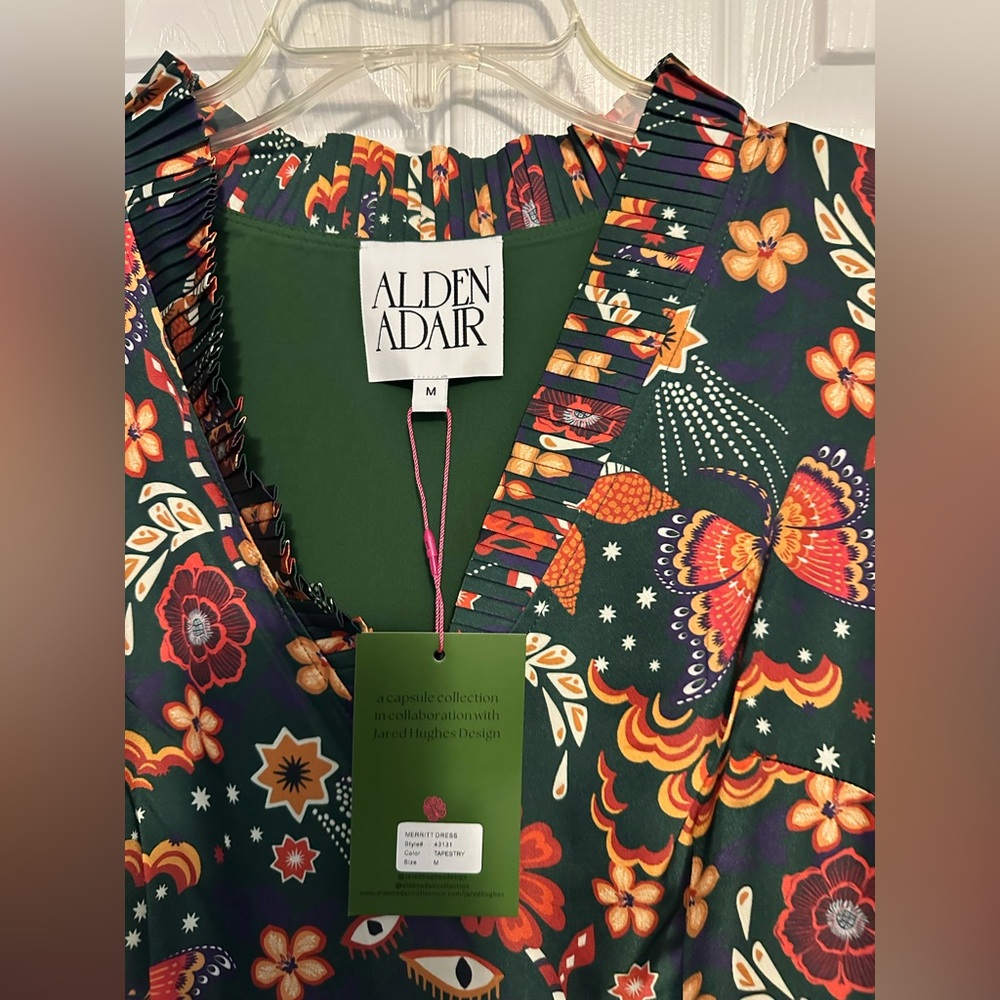 NWT Alden Adair Merritt dress in Tapestry - Picture 5 of 6